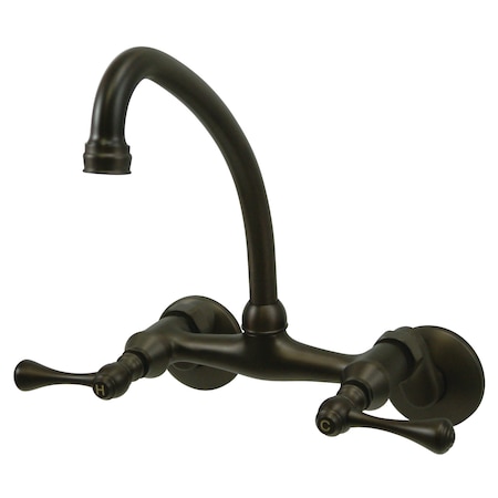 KS314ORB 6-Inch Adjustable Center Wall Mount Kitchen Faucet